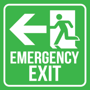Exit LED Safety Signage