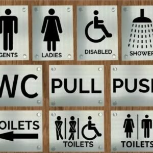 Metal stands sign fixing 3